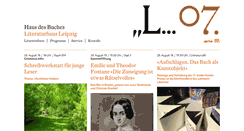 Desktop Screenshot of literaturhaus-leipzig.de